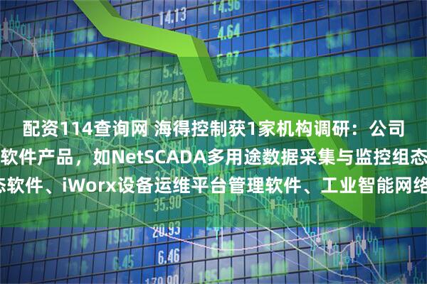 配资114查询网 海得控制获1家机构调研：公司主要销售自主研发的软件产品，如NetSCADA多用途数据采集与监控组态软件、iWorx设备运维平台管理软件、工业智能网络管理软件等（附调研问答）