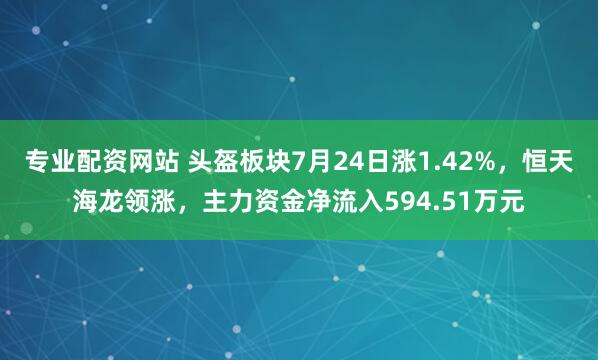 专业配资网站 头盔板块7月24日涨1.42%，恒天海龙领涨，主力资金净流入594.51万元
